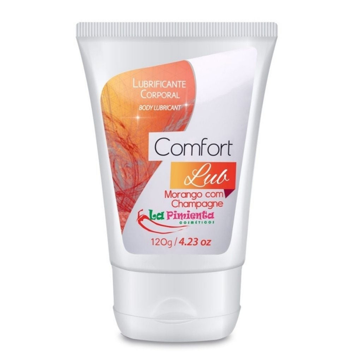 Comfort Lub  Morango com Champagne 120g - La Pimienta