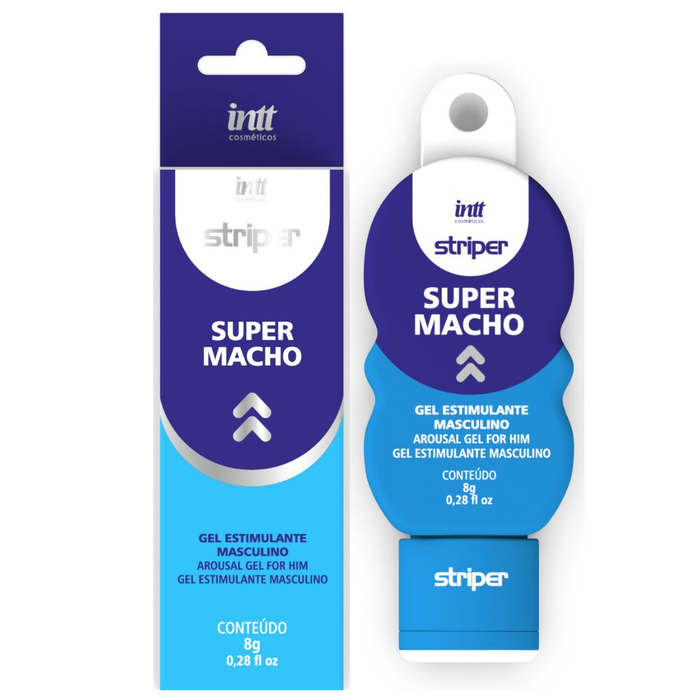 Excitante Masculino Striper Super Macho - 8g- Intt