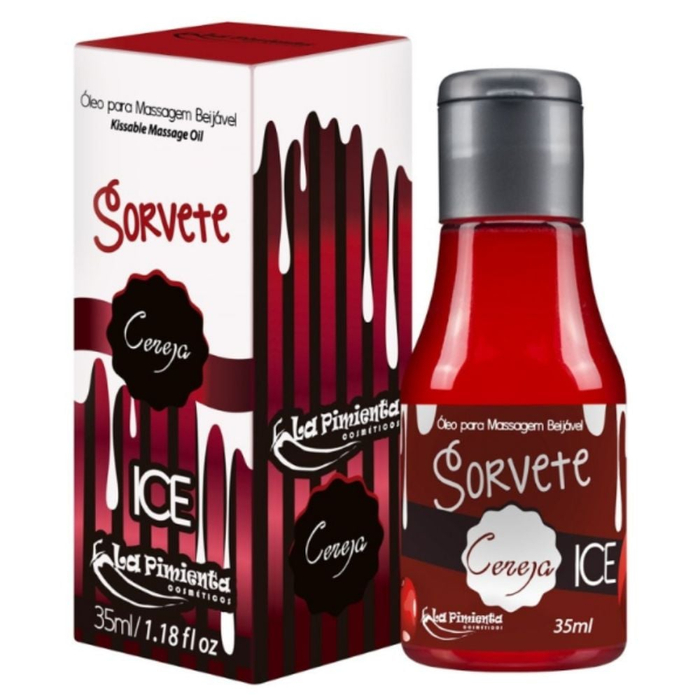 Óleo Beijável - Sorvete - Cereja - La Pimienta