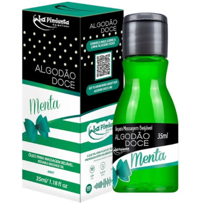 Óleo Beijável Para Sexo Oral - Menta - La Pimienta