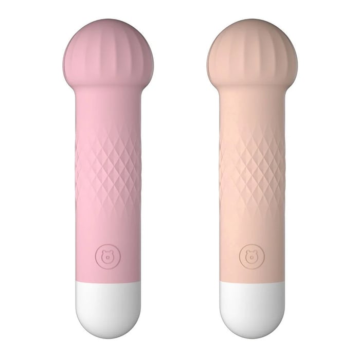 Mini Vibrador Recarregável Formato De Cogumelo 10 Modos De Vibração Vipmix