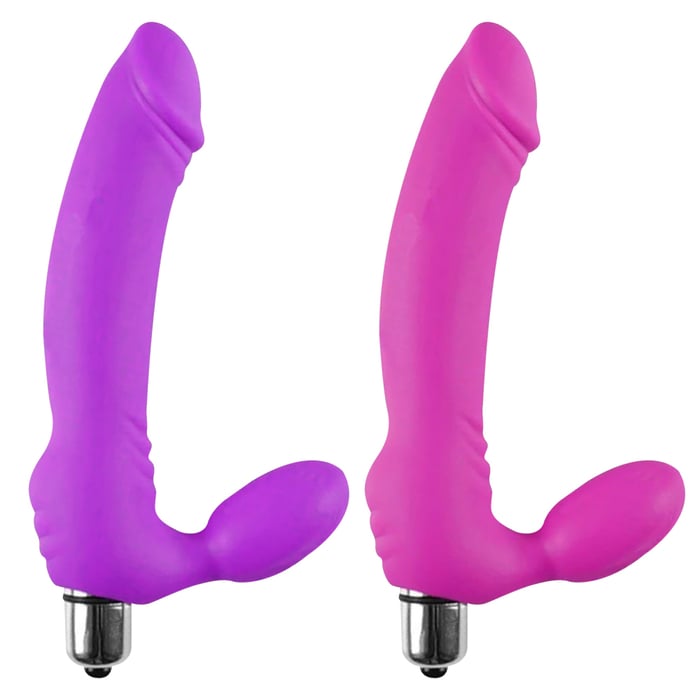 Vibrador Duplo Com Glande E Cápsula 10 Vibrações Ld Import