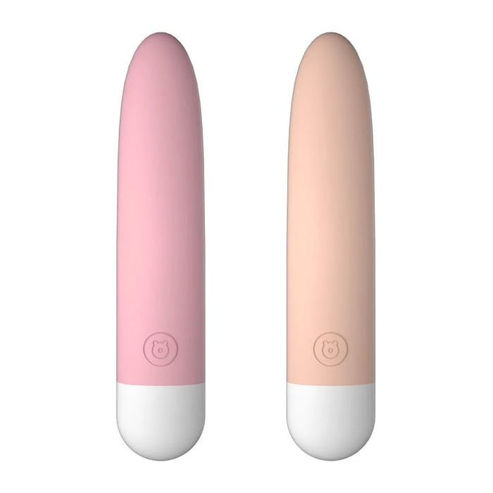 Mini Vibrador Recarregável Ponta Arredondada 10 Modos De Vibração Vipmix