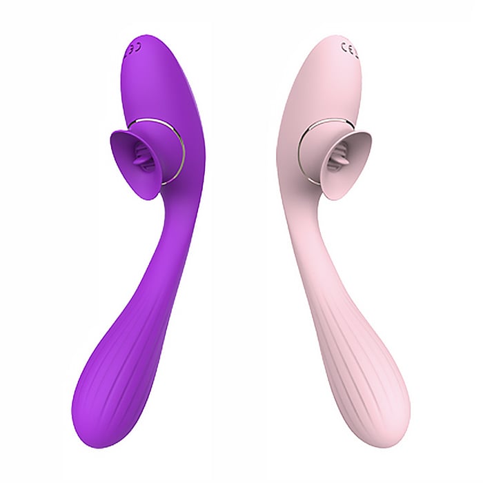 Vibrador Ponto G Com Estimulador De Clitóris Vipmix