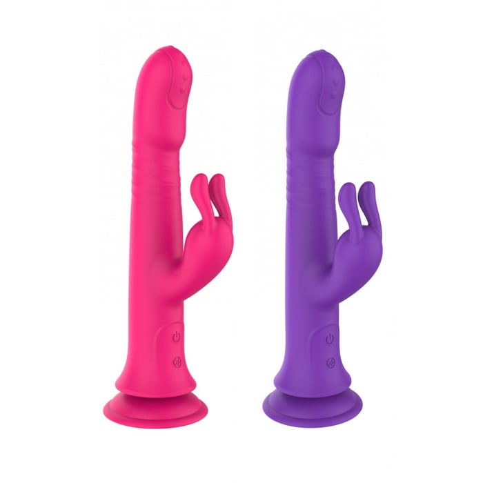 Vibrador Duplo Estímulo Com Ventosa Vipmix