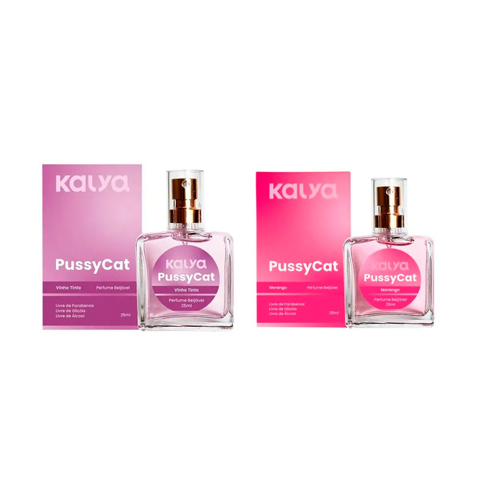 Pussycat 25ml Perfume íntimo Beijável Kalya