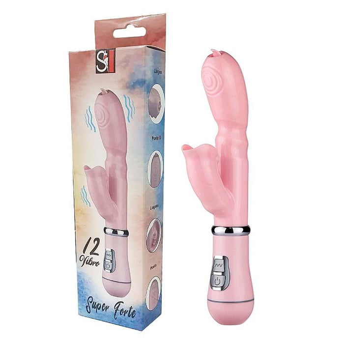 Vibrador Ponto G E Clitóris Com Língua Na Ponto Sexy Import