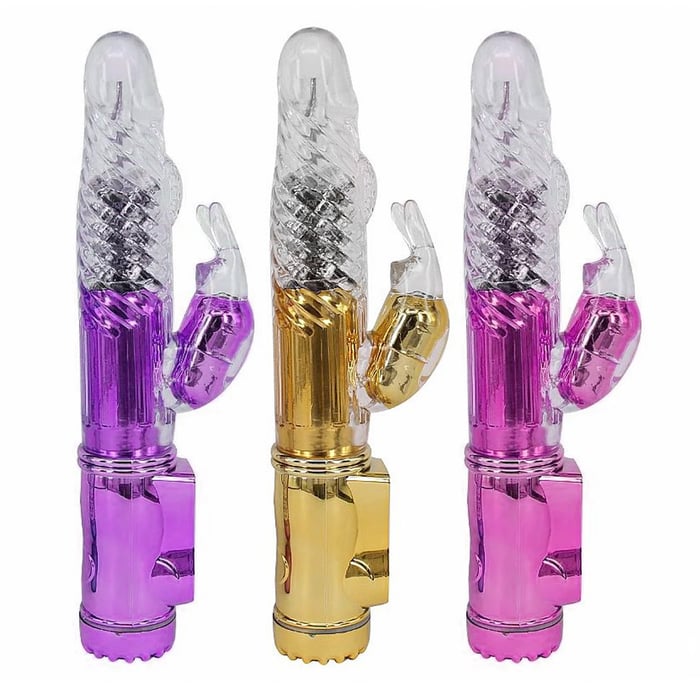 Vibrador Rotativo Jack Rabbit Metálico Com 36 Vibrações Ld Import