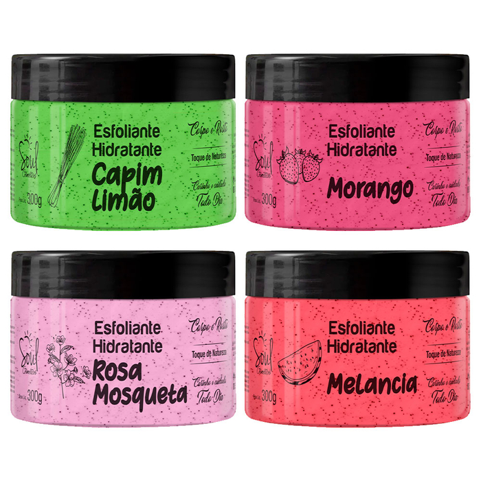 Esfoliante Corpo E Rosto 300g Soul Cosméticos 