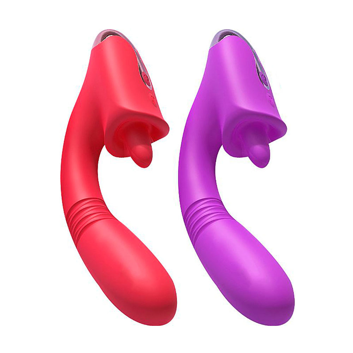 Vibrador De Ponto G E Clitóris Com Língua Condice S-hande Sexy Import