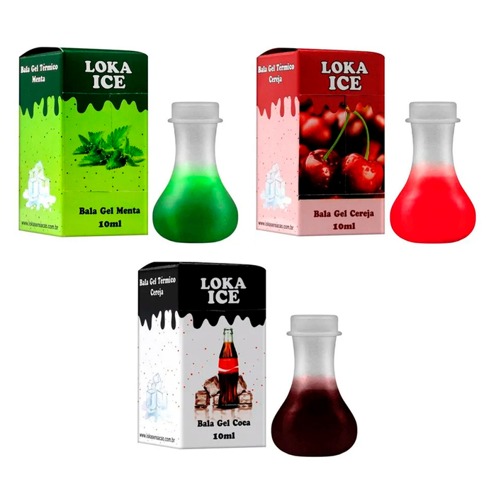 Loka Ice Bala Gel Comestível 10ml Loka Sensação