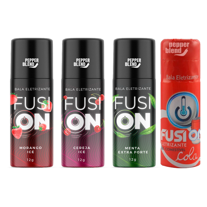 Fusion Eletrizante Gel Comestível 12ml Val.03/25  Pepper Blend