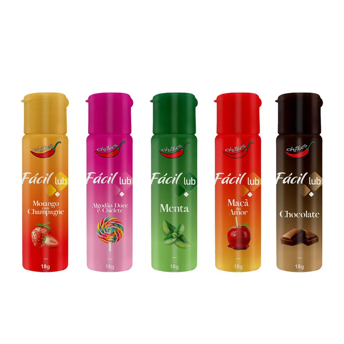 Fácil Lub Gel Beijável Para Sexo Oral 18g Chillies