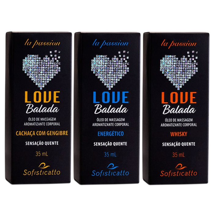 Gel Beijável Hot Love Balada 35ml Linha La Passion Sofisticatto