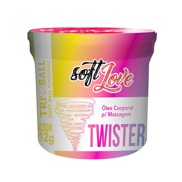 Soft Ball Triball Twister 03 Unidades Soft Love