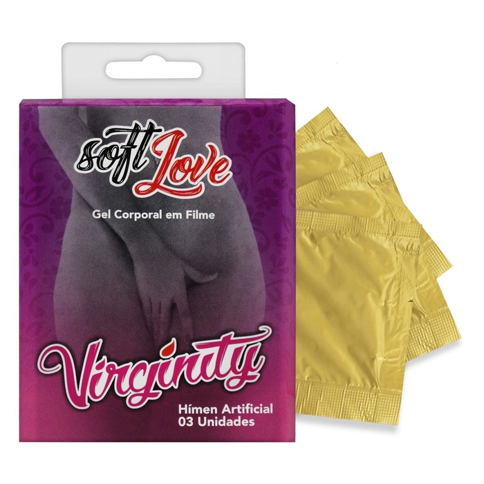 Virginity Membrana Biodegradável 03 Unidades Soft Love