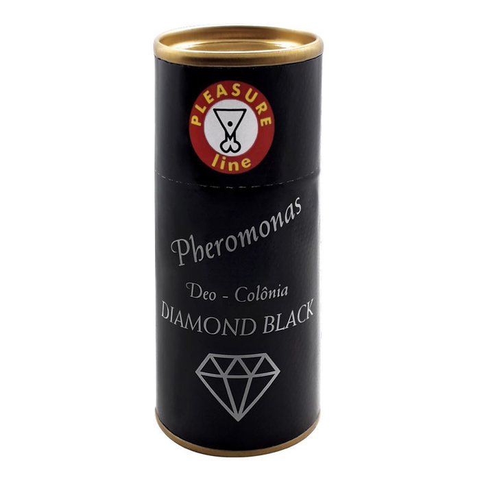 Deo Colônia Masculina Diamond Black 20ml Pleasure Line
