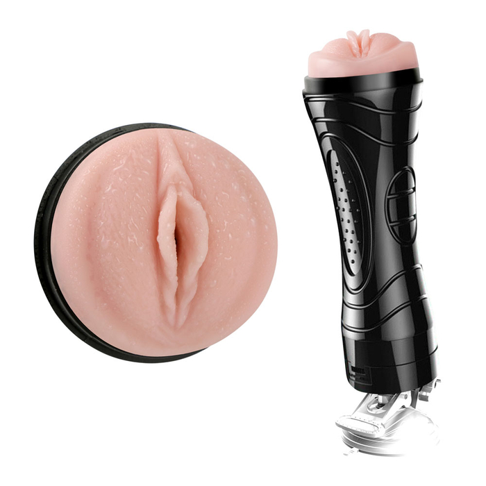 Masturbador Vagina Formato Lanterna Com Ventosa Vipmix