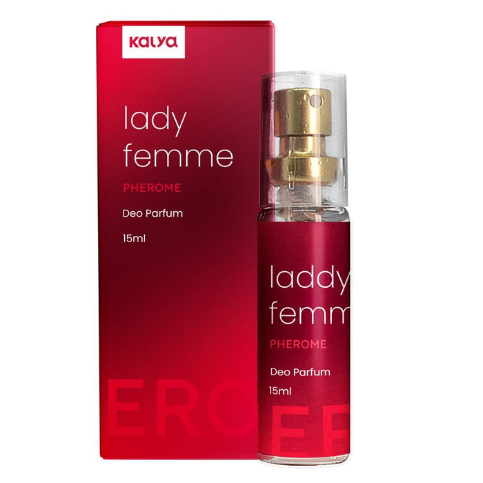 Lady Femme Perfume Feminino Com Feromônio 15ml Kalya