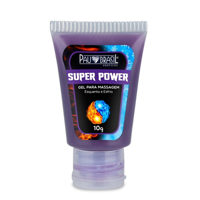 Super Power 10g Gel Esquenta E Esfria Pau Brasil 