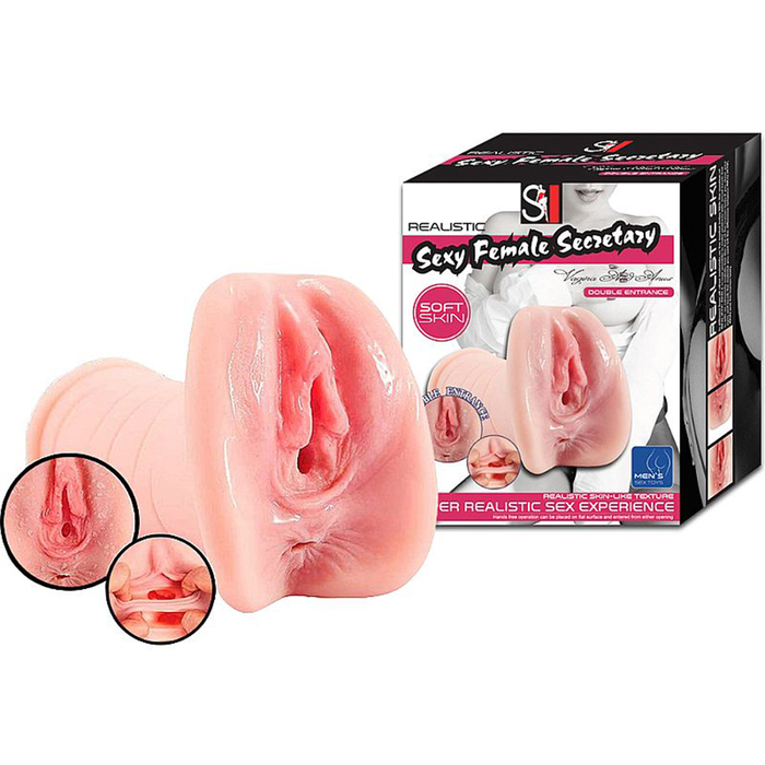 Masturbador Masculino Formato Vagina E ânus The Realistic Sexy Import