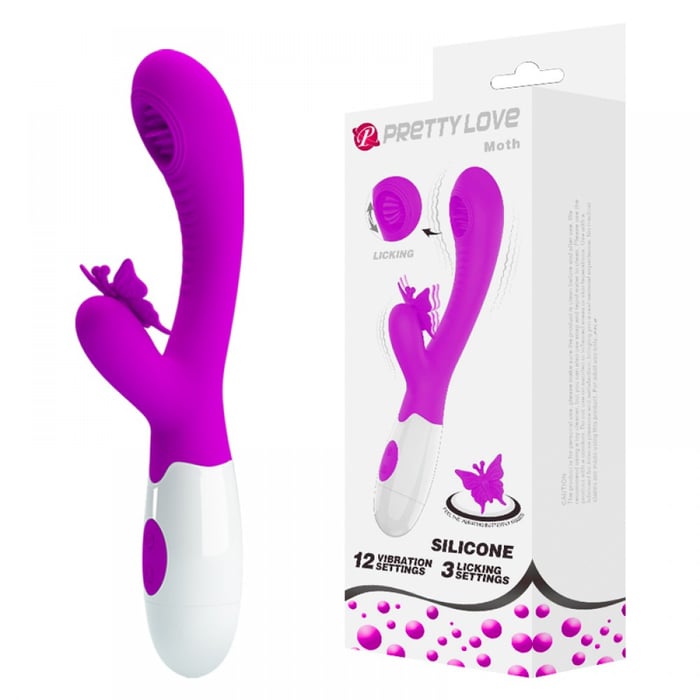 Vibrador Duplo Estímulo Pretty Love Moth Vipmix