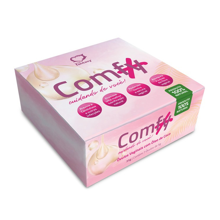 Comfy+ óvulos Vaginais Com óleo De Coco 35g 7 Unid Sexy Fantasy