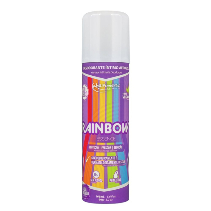 Desodorante íntimo Rainbow Diversidade 90g Linha Essence La Pimienta