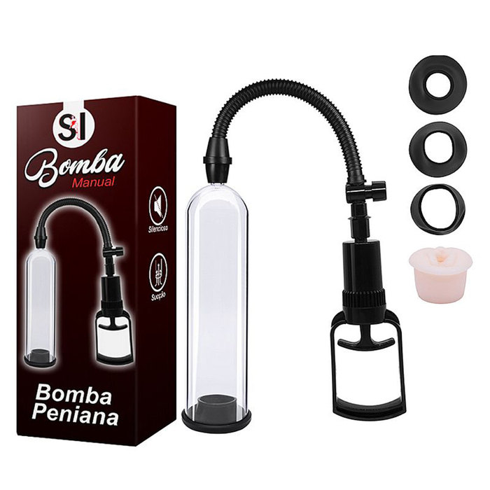 Bomba Peniana Manual C/ 4 Anéis Sexy Import