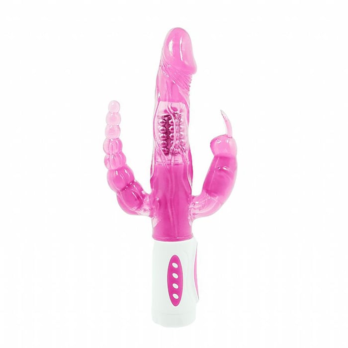 Vibrador Rotativo Jack Rabbit Triplo Pretty Love Sexy Import