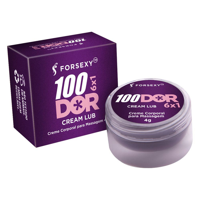 Cream Lub 100dor Dessensibilizante Hot 4g For Sexy