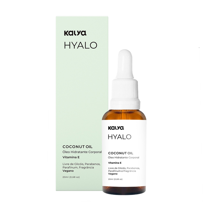 Hyalo Coconut Oil 20ml óleo Hidratante Corporal Kalya