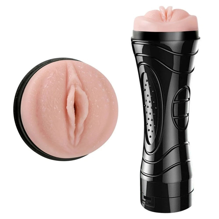 Masturbador Vagina Lanterna Com Vibração Multivelocidade 32cm Ld Import