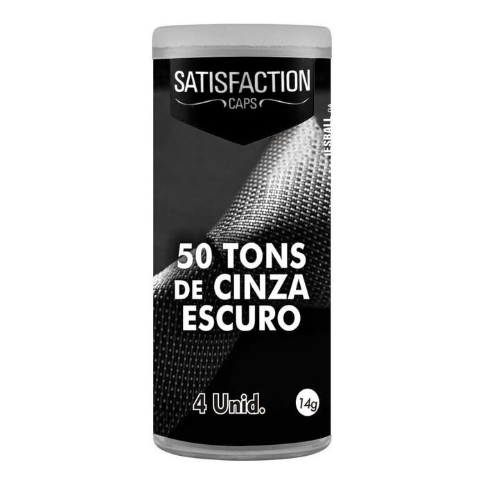 Bolinha Funcional 50 Tons Escuro 4 Unid Satisfaction Caps