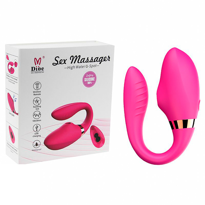Massageador De Casal Com Pulsação Dibe Ii Sexy Import (pink)