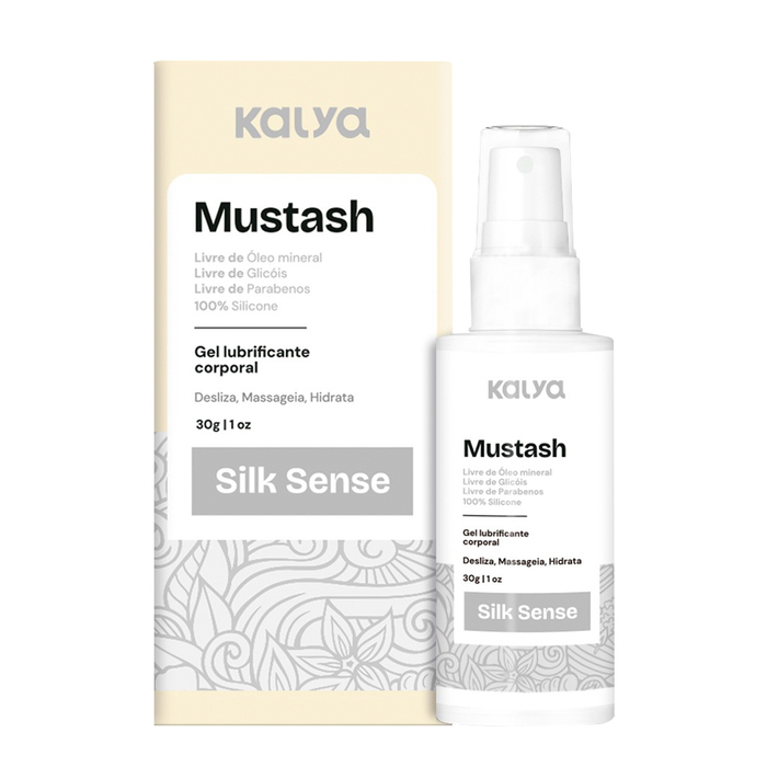 Mustash Silk Sense Lubrificante 100% Silicone 30g Kalya 