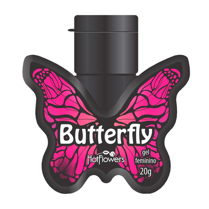 Butterfly Gel Feminino Que Vibra 20g Hot Flowers