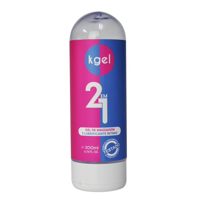 Kgel 2 Em 1 Gel Massagem E Lubrificante Intimo 200ml K Gel