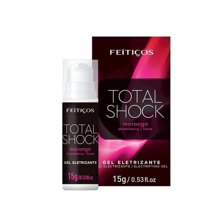 Total Shock Gel Eletrizante Beijável 15g Feitiços