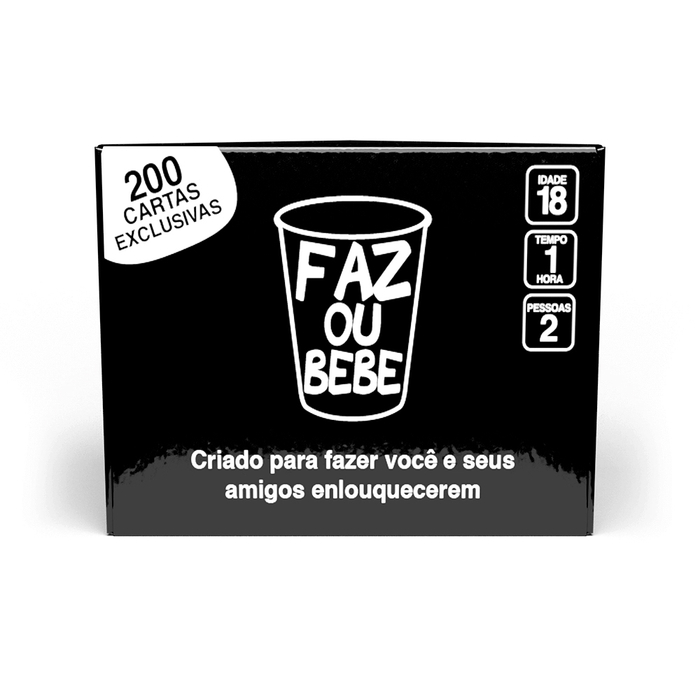 Jogo Faz Ou Bebe Original Com 200 Cartas Ext