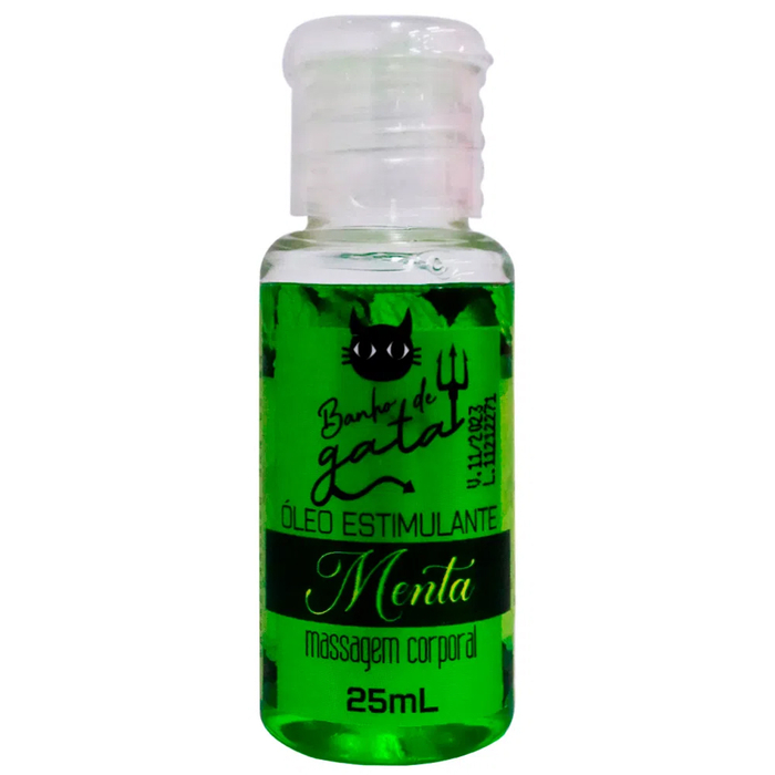 óleo Estimulante De Menta 25ml Banho De Gata