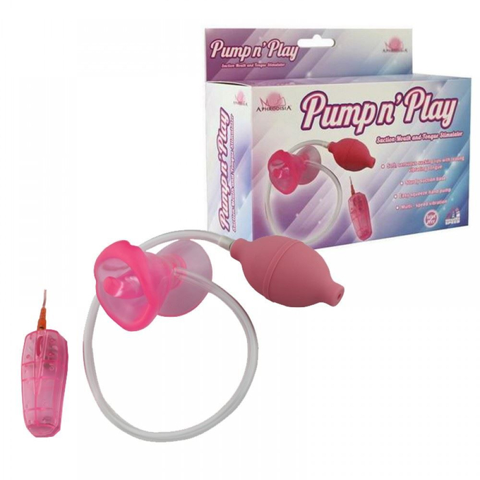 Bomba Clitoriana Estimuladora Com Vibro E Sucção Pump N' Play Vipmix 