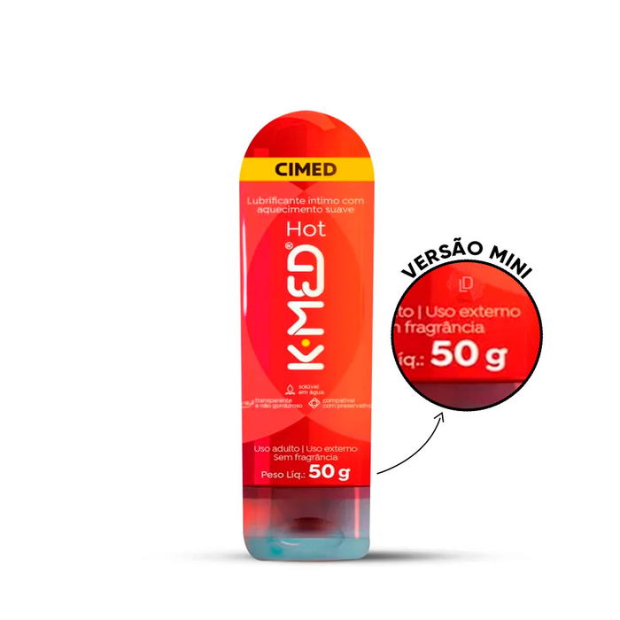 K Med Hot Gel Lubrificante íntimo 50g Cimed