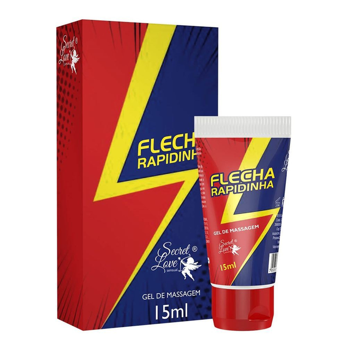 Flecha Rapidinha Gel Lubrificante íntimo Esfria Com Aroma De Melancia 15ml Segred Love