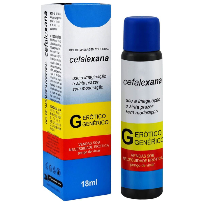 Cefalexana Gel Beijável Morango 18ml Segred Love