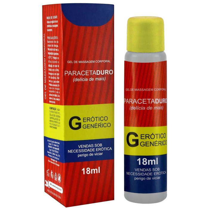 Paracetaduro Excitante Masculino 18ml Segred Love