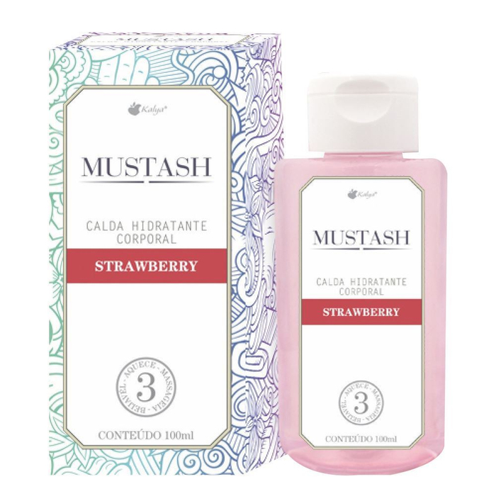 Mustash Strawberry Calda Hidratante Corporal 100ml Kalya