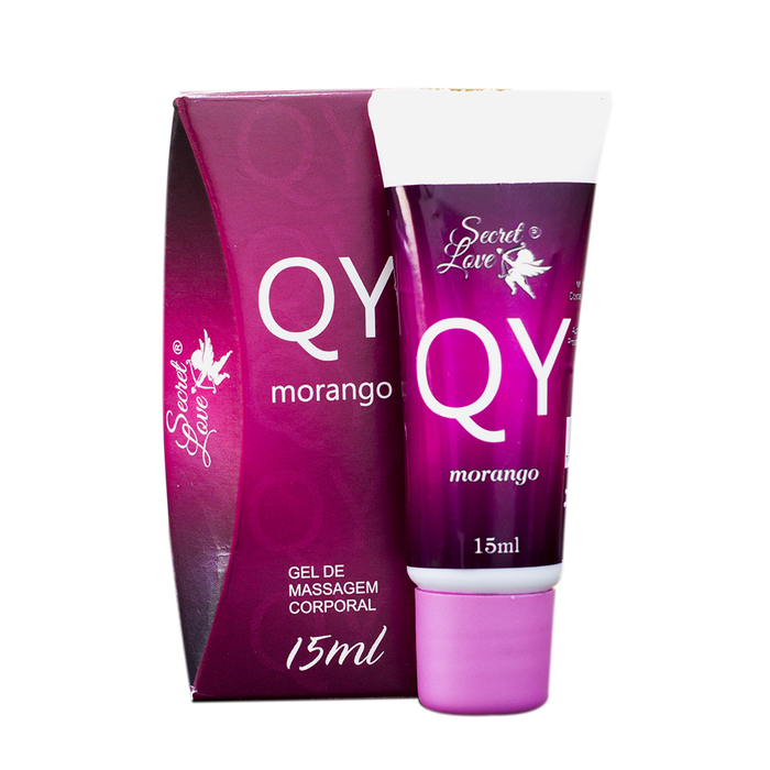 Qy Lubrificante Beijável Morango 15ml Segred Love