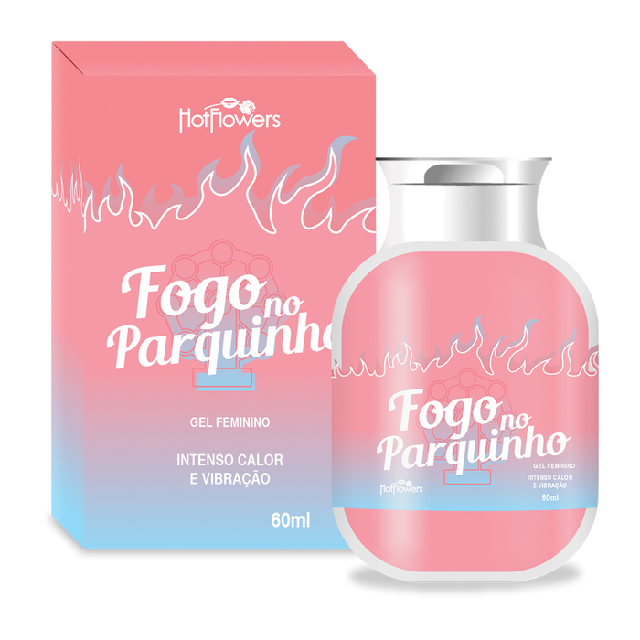 Fogo No Parquinho Gel Masturbador Feminino 60ml Hot Flowers 