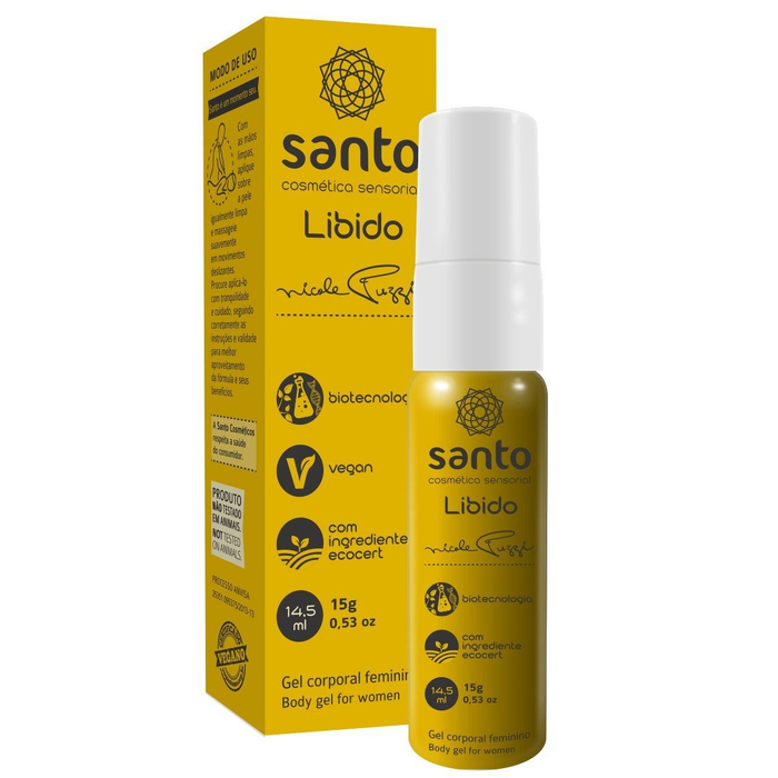 Libido Gel Excitante Feminino 15g Santo